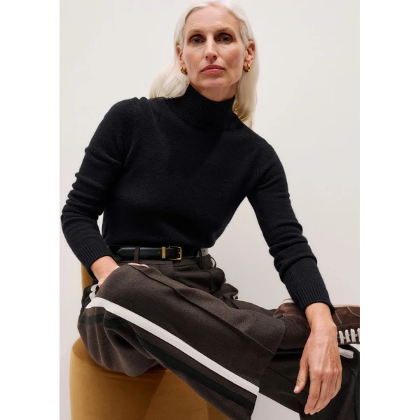 Cashmere – luxury British Black in Me and Em exclusively at Luxury Shoes 