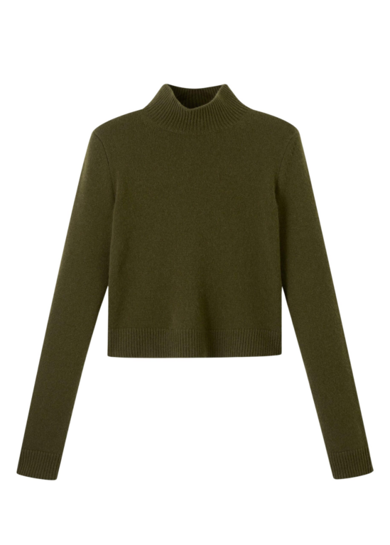 Me and Em High Neck Crop Sweater