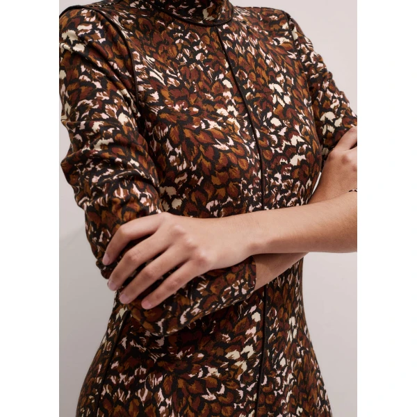 Printed Jersey – luxury British Brown in Me and Em exclusively at Luxury Shoes 