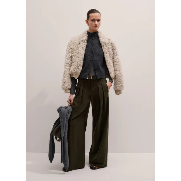 Merino + Cashmere – luxury British Grey in Me and Em exclusively at Luxury Shoes 