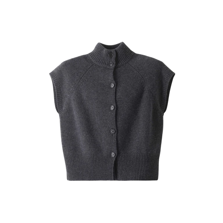 Me and Em High Neck Relaxed Vest
