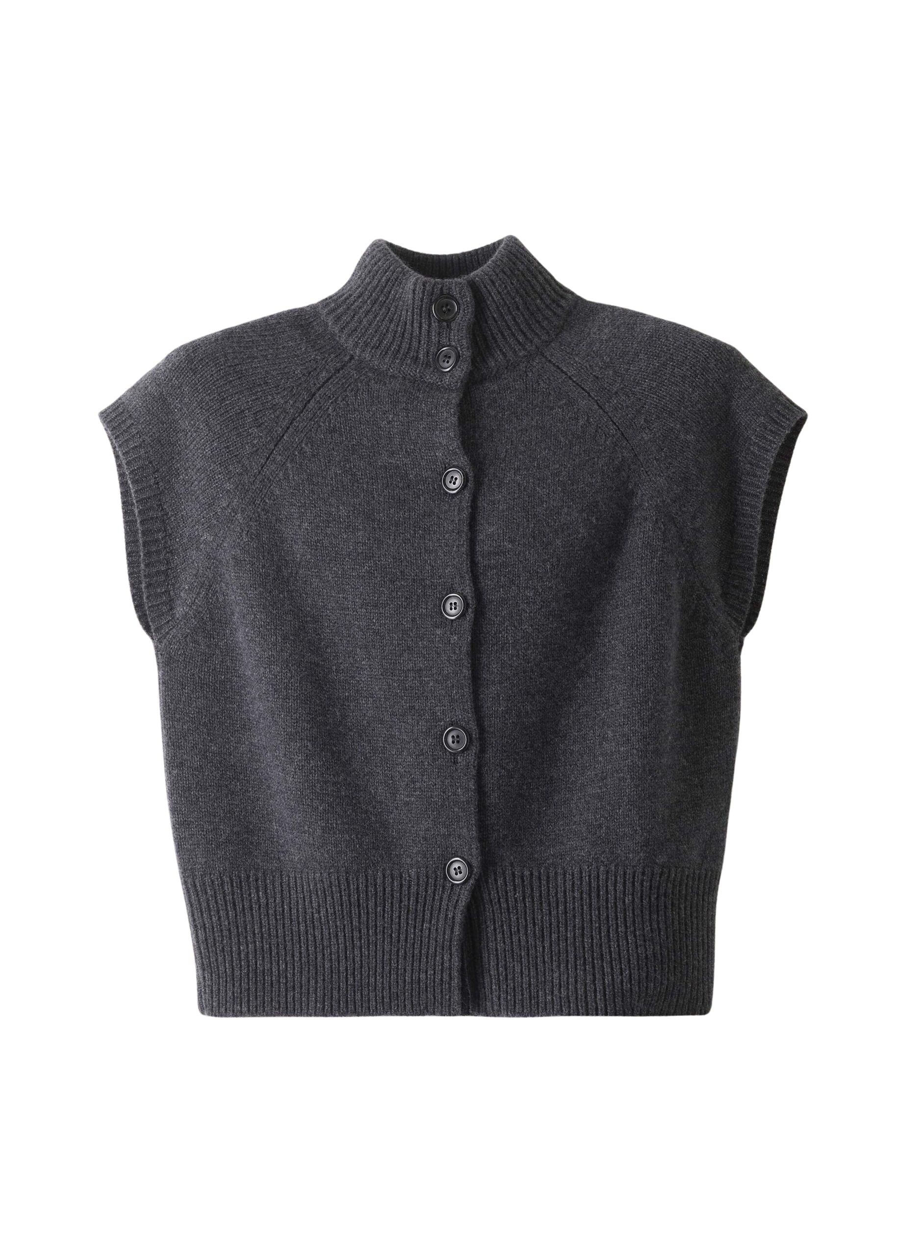 Me and Em High Neck Relaxed Vest
Merino + Cashmere Top