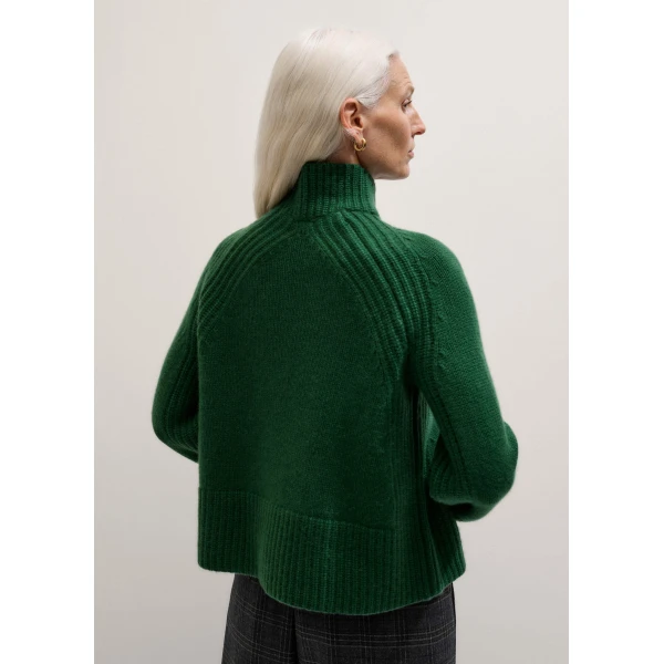 Cashmere – luxury British Green in Me and Em exclusively at Luxury Shoes 