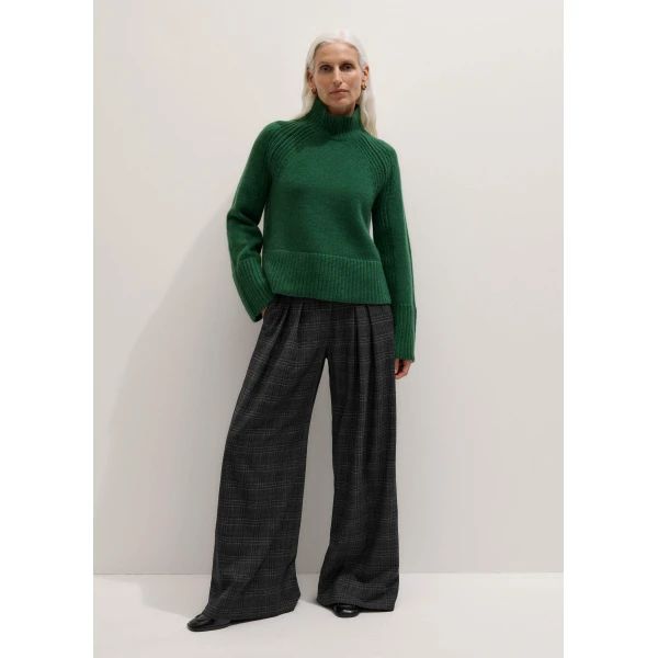 Cashmere – luxury British Green in Me and Em exclusively at Luxury Shoes 