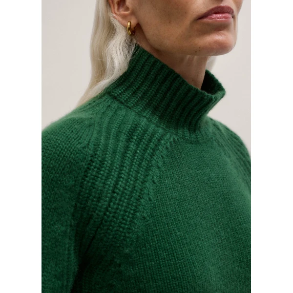 Cashmere – luxury British Green in Me and Em exclusively at Luxury Shoes 