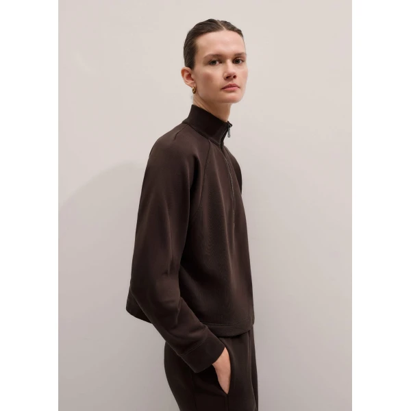 Cotton Loopback – luxury British Brown in Me and Em exclusively at Luxury Shoes 