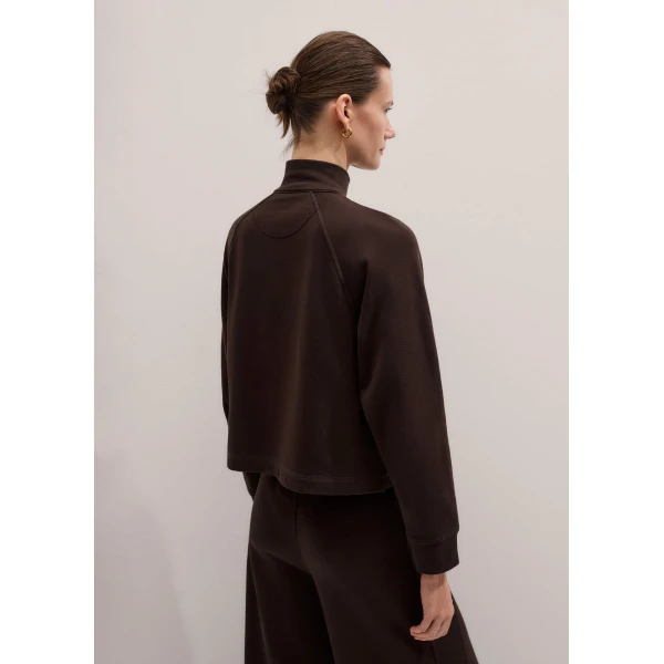 Cotton Loopback – luxury British Brown in Me and Em exclusively at Luxury Shoes 