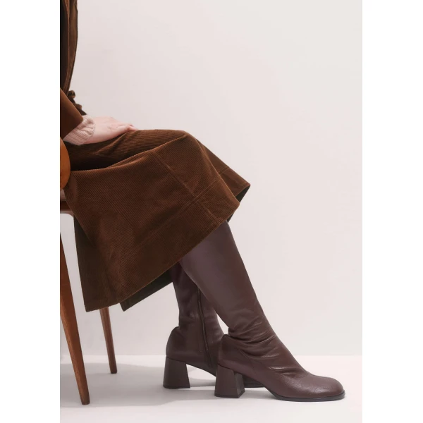 Italian Leather – luxury British Brown in Me and Em exclusively at Luxury Shoes 