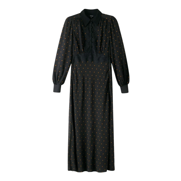 Me and Em Lace Trim Maxi Dress