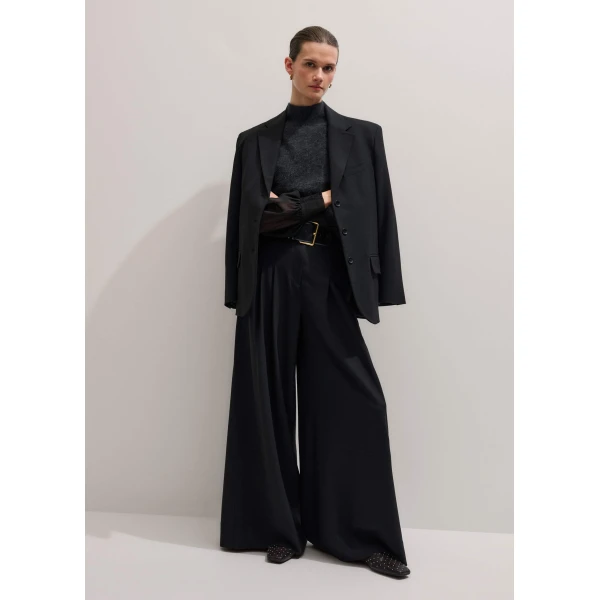 Organza Mixed Media – luxury British Black in Me and Em exclusively at Luxury Shoes 