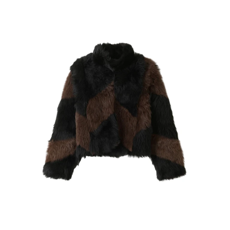 Me and Em Luxe Patchwork Coat