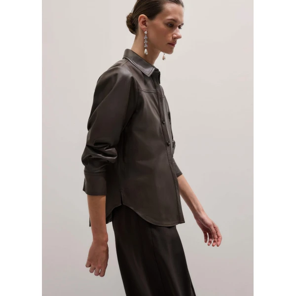 Me and Em Luxe Straight Shirt