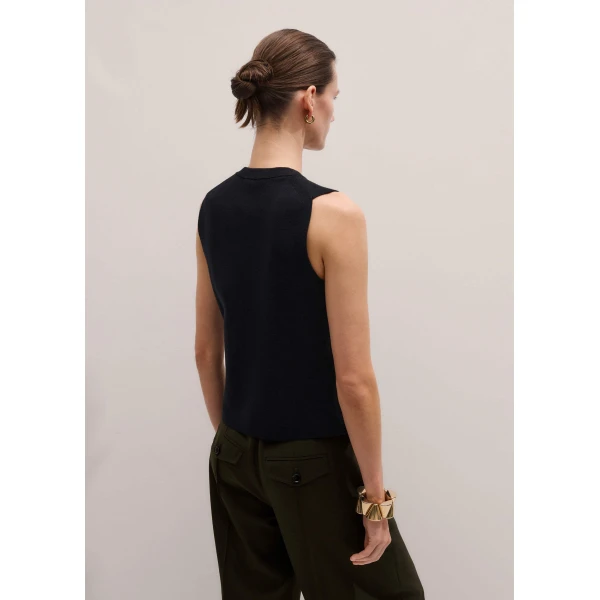 Merino + Cotton – luxury British Black in Me and Em exclusively at Luxury Shoes 
