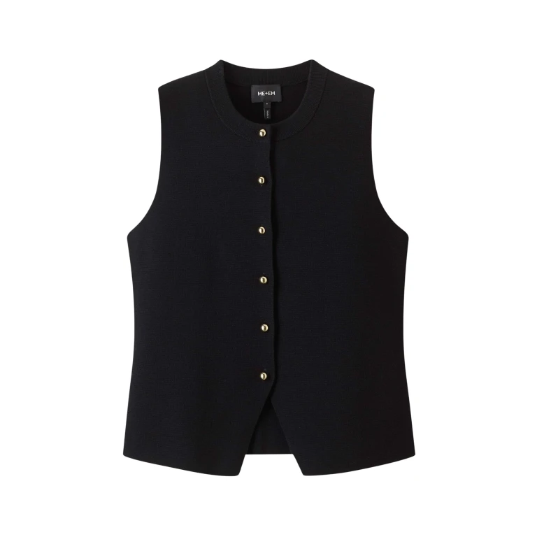 Me and Em Milano Knit Waistcoat
