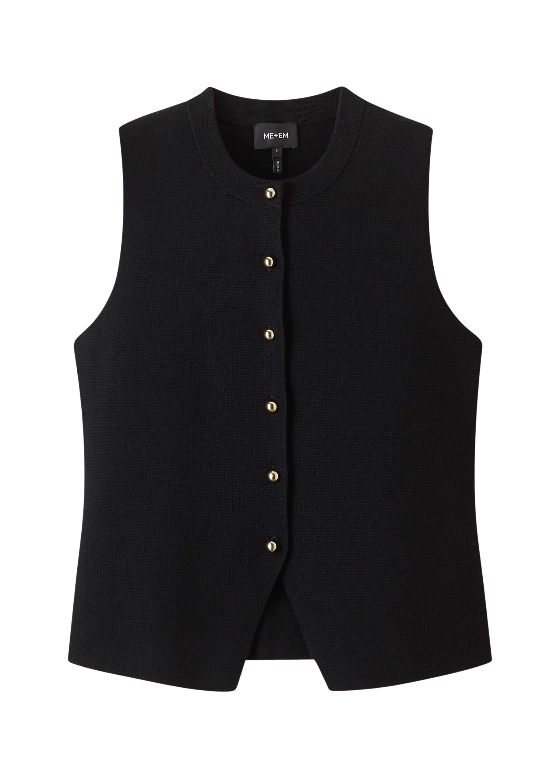 Me and Em Milano Knit Waistcoat
Merino + Cotton