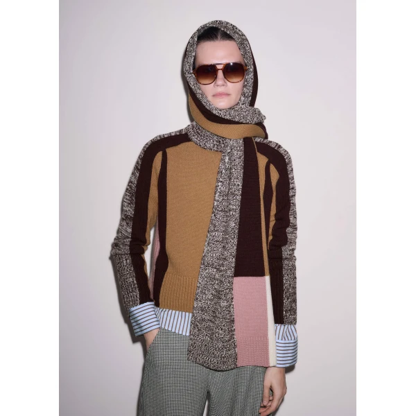 Merino + Cashmere – luxury British Multicolour in Me and Em exclusively at Luxury Shoes 
