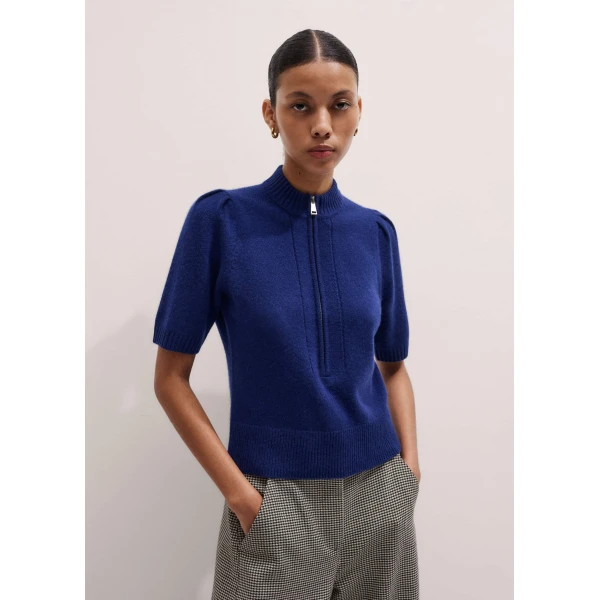 Me + Em Pouf Sleeve Knit Tee