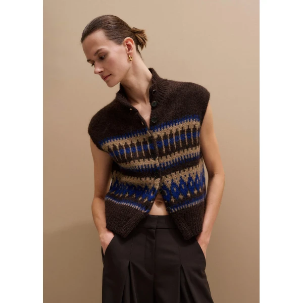 Me + Em Relaxed Button Vest