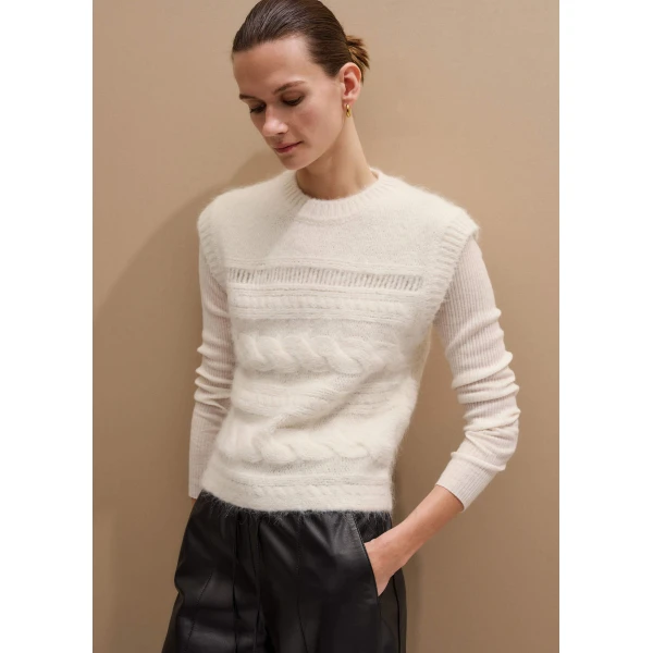 Me + Em Relaxed Cable Vest