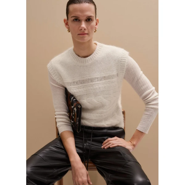 Me + Em Relaxed Cable Vest