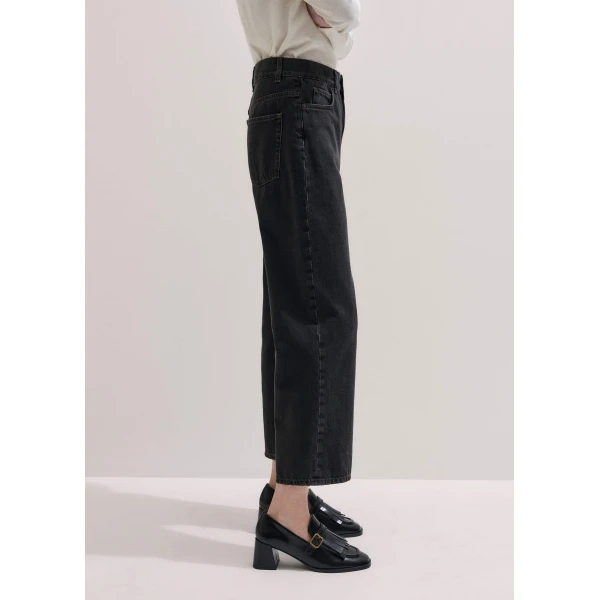 Midweight Denim – luxury British Black in Me and Em exclusively at Luxury Shoes 