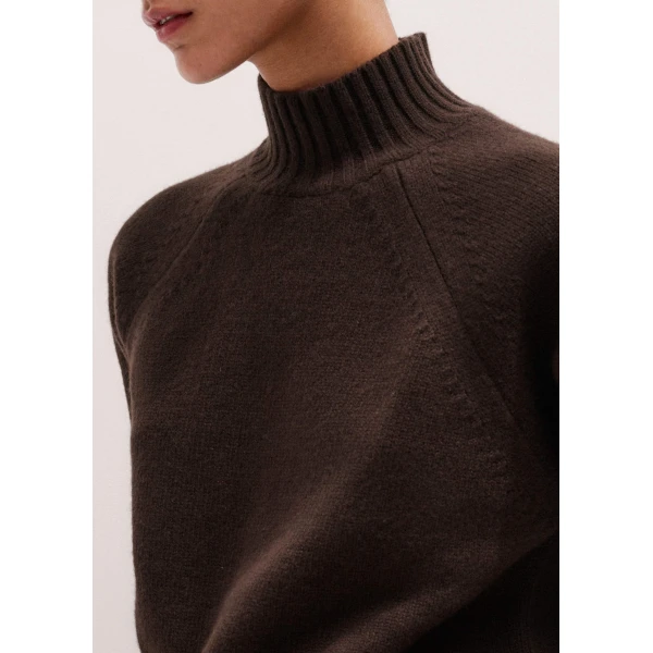 Wool + Cashmere – luxury British Brown in Me and Em exclusively at Luxury Shoes 
