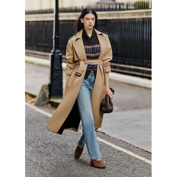 Me + Em Relaxed Trench Coat