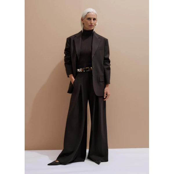 Superfine Merino – luxury British Brown in Me and Em exclusively at Luxury Shoes 