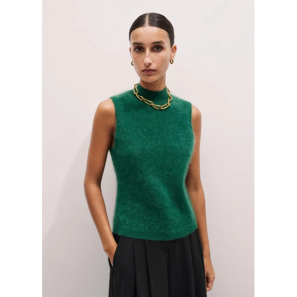 Brushed Cashmere – luxury British Green in Me and Em exclusively at Luxury Shoes 