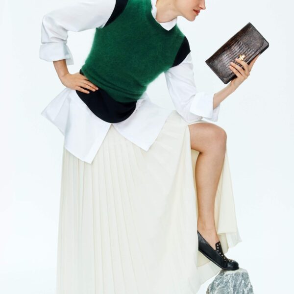 Me and Em Slim Sweater Vest
Brushed Cashmere, view 5