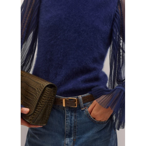 Brushed Cashmere – luxury British Blue in Me and Em exclusively at Luxury Shoes 