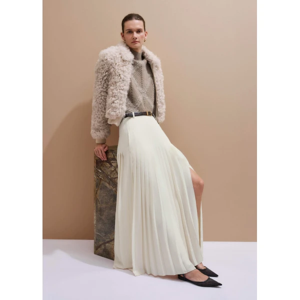 Me + Em Slit Full-Length Skirt