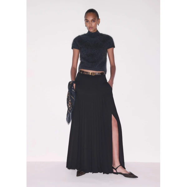 Me + Em Slit Full-Length Skirt