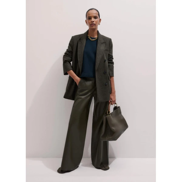 Italian Leather – luxury British Green in Me and Em exclusively at Luxury Shoes 