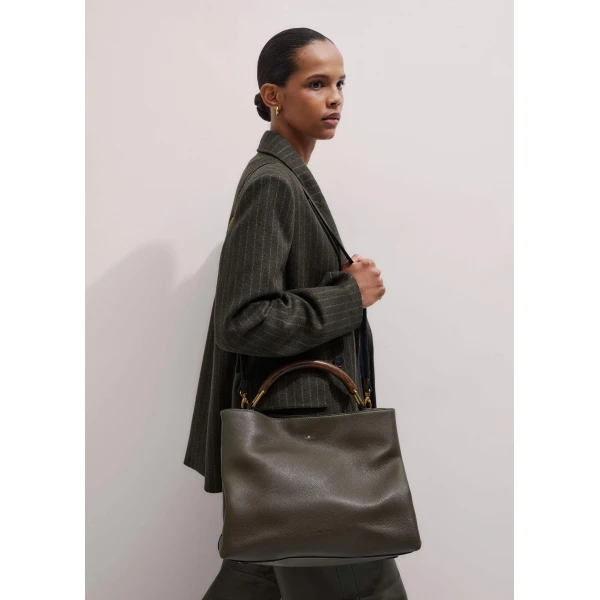 Italian Leather – luxury British Green in Me and Em exclusively at Luxury Shoes 