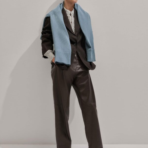 Me and Em Straight Blouse + Tie
Fluid Twill, view 4