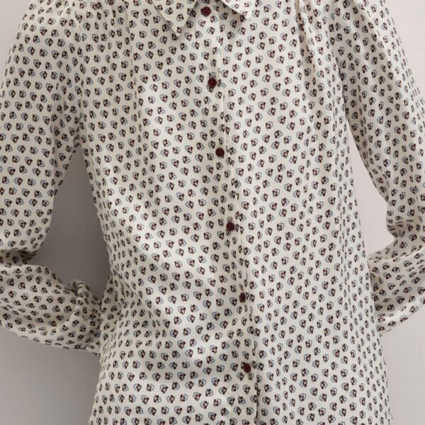 Me and Em Straight Blouse + Tie
Fluid Twill, view 5