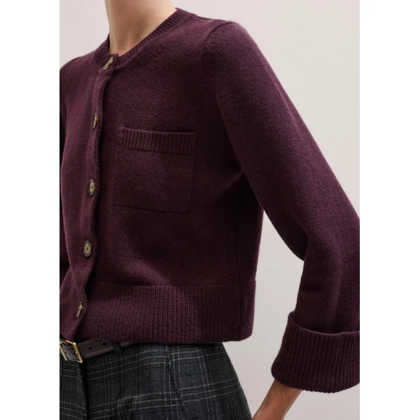 Me + Em Straight Cardigan