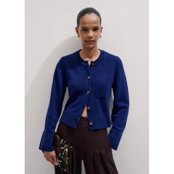 Merino + Cashmere – luxury British Blue in Me and Em exclusively at Luxury Shoes 