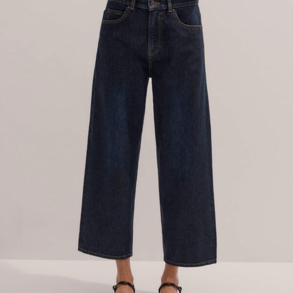 Me and Em Straight Crop Jean
Midweight Denim, view 6