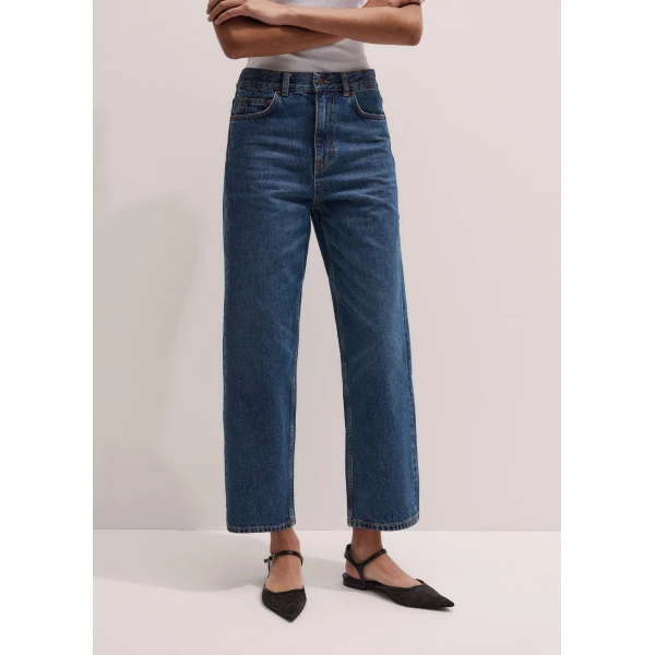 Me + Em Straight Crop Jean