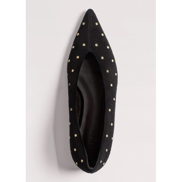 Italian Suede – luxury British Black in Me and Em exclusively at Luxury Shoes 