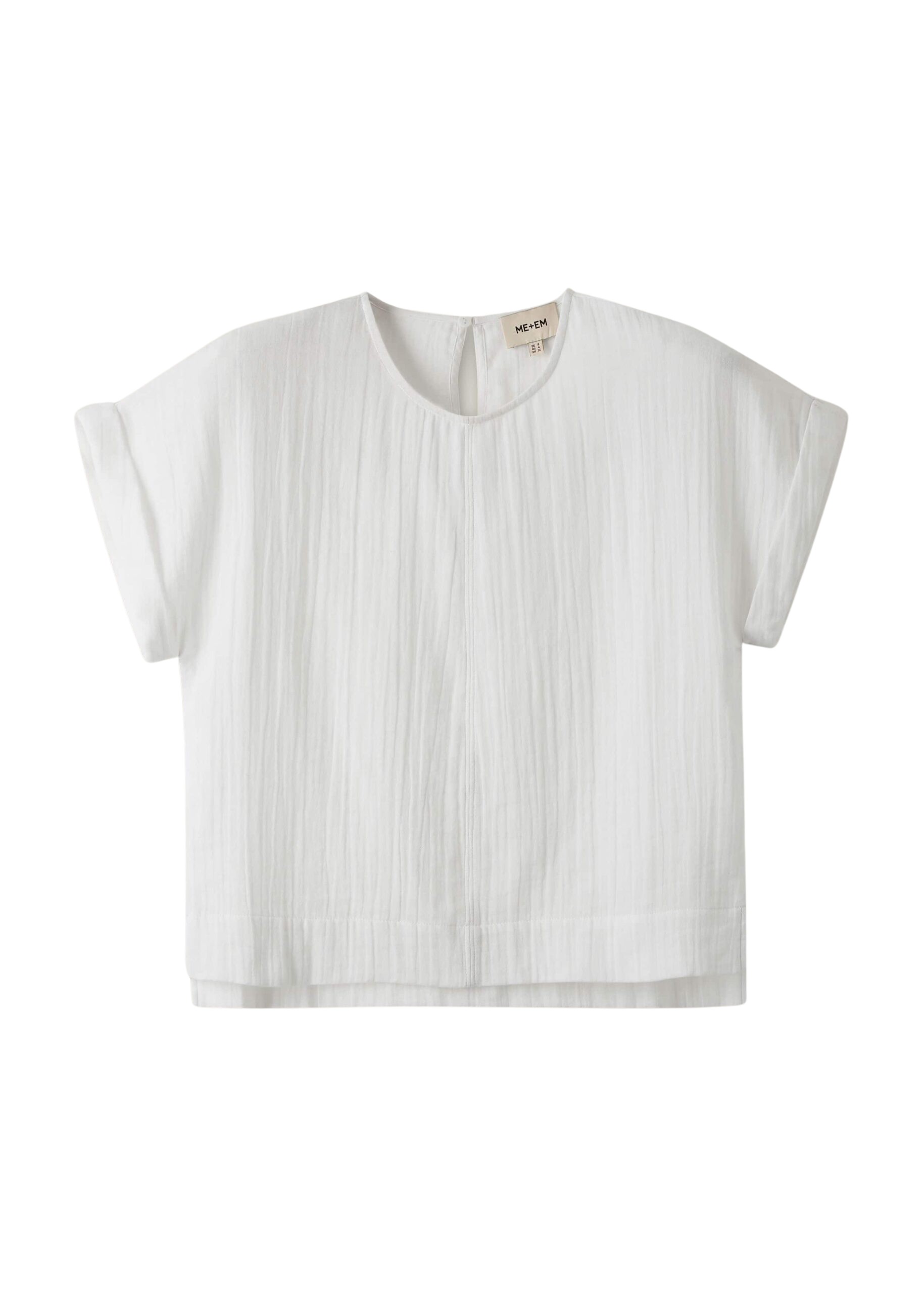 Me and Em Summer Tee
Cotton Cheesecloth Top
