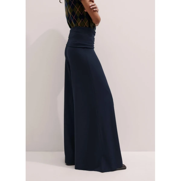 Soft Modal Jersey – luxury British Blue in Me and Em exclusively at Luxury Shoes 