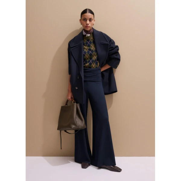 Soft Modal Jersey – luxury British Blue in Me and Em exclusively at Luxury Shoes 