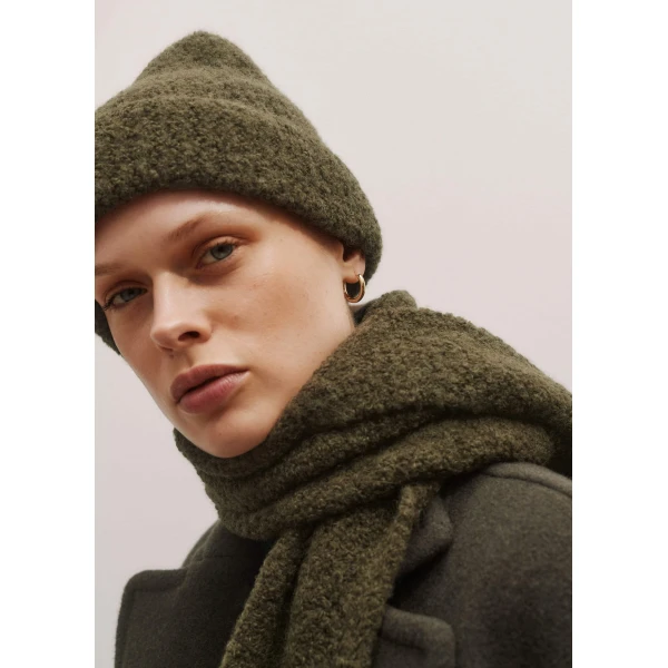 Merino + Alpaca – luxury British Green in Me and Em exclusively at Luxury Shoes 