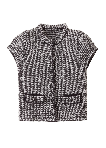 Me and Em Textured Crop Jacket