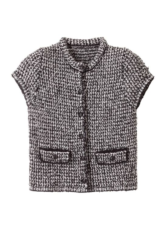 Me and Em Textured Crop Jacket
