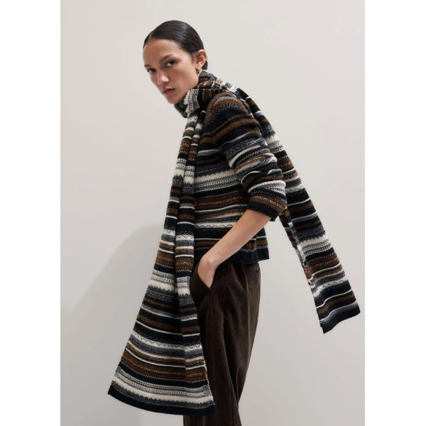 Merino + Cashmere – luxury British Black in Me and Em exclusively at Luxury Shoes 