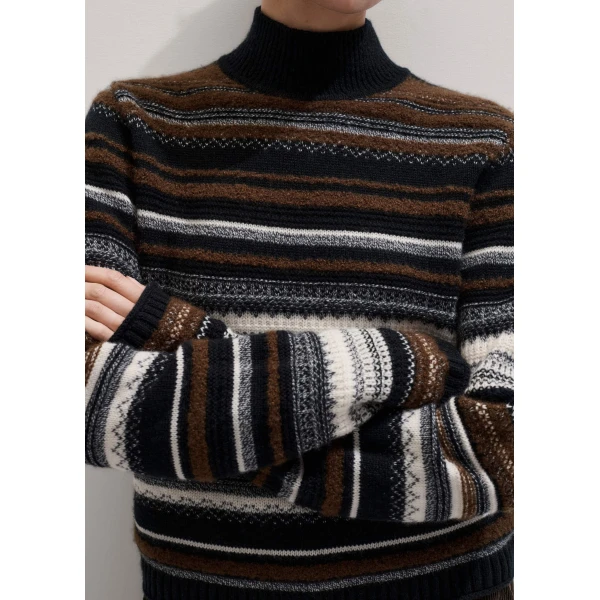 Merino + Cashmere – luxury British Black in Me and Em exclusively at Luxury Shoes 